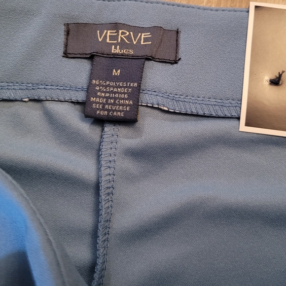 Verve ocean blue dress pants brand new with tag. Size medium - Picture 6 of 6
